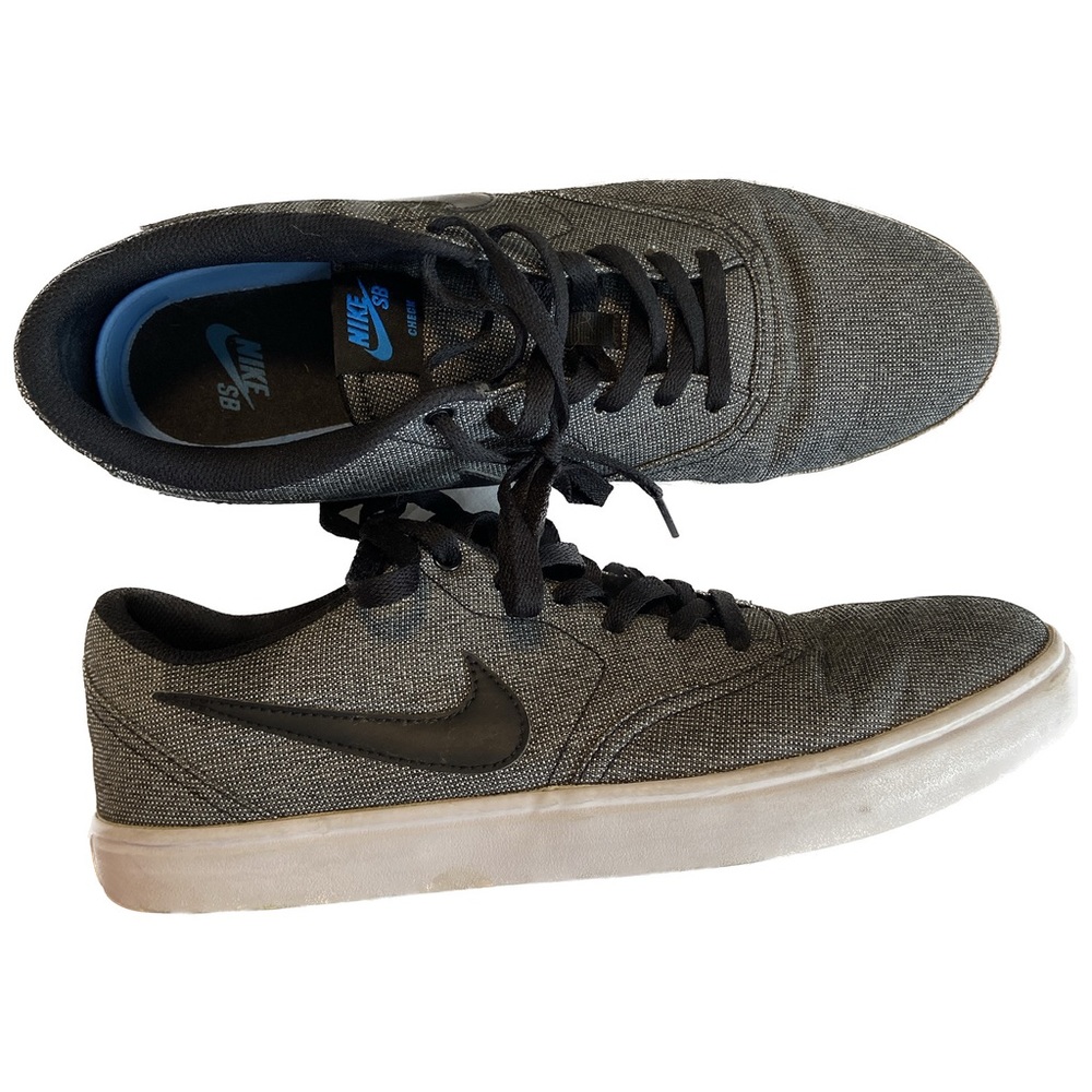 Nike Check Solarsoft Canvas SB 'Black White' 843896-004